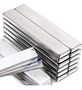 LOVIMAG Powerful Neodymium Bar Magnets, Rare-Earth Metal Neodymium Magnet - 60 x 10 x 3 mm, Pack ...