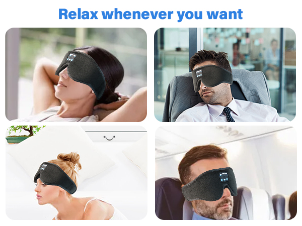 Sleep Headphones Sleep Bluetooth Eye Mask Wireless Sleep Mask Sleep Aid Gift