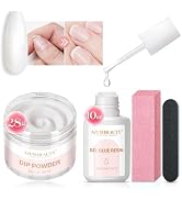 AZUREBEAUTY Nail Repair Kit Transparent Crystal for Broken Cracked Split Weak Nails, Ideal Soluti...