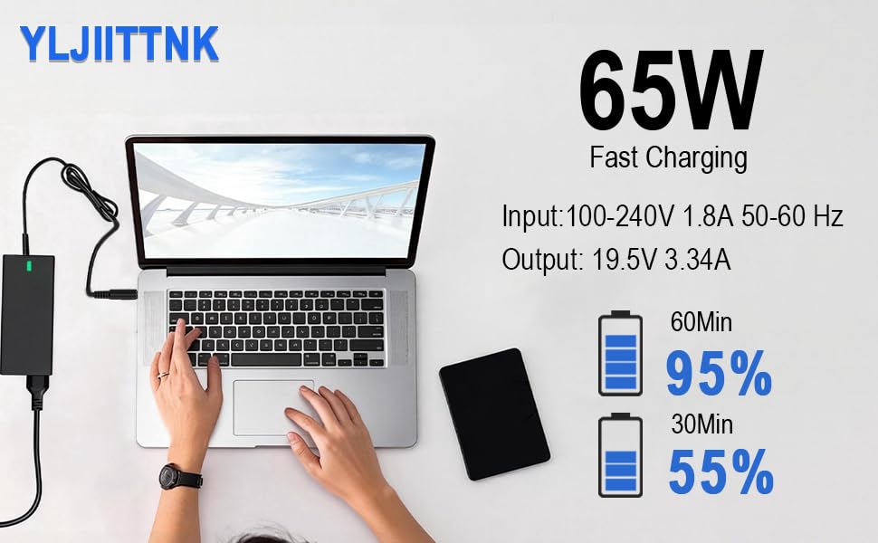 65W 45W Compatible with Dell Inspiron