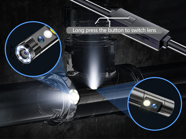 endoscope camera with light