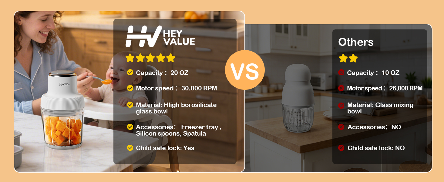 HEYVALUE Baby Food Maker