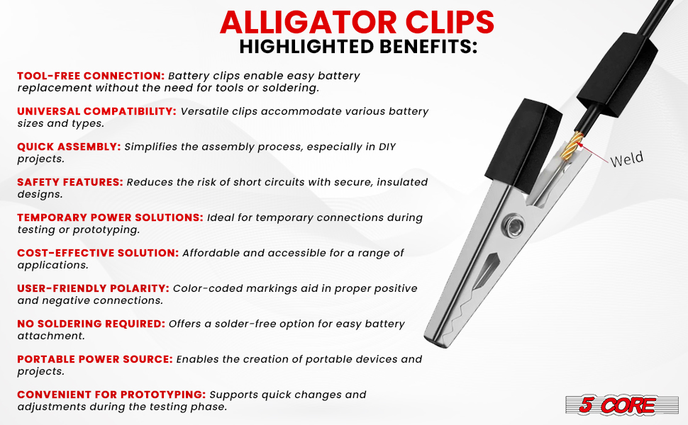 alligator clips electrical, alligator clips for crafts, alligator clip, metal alligator clips