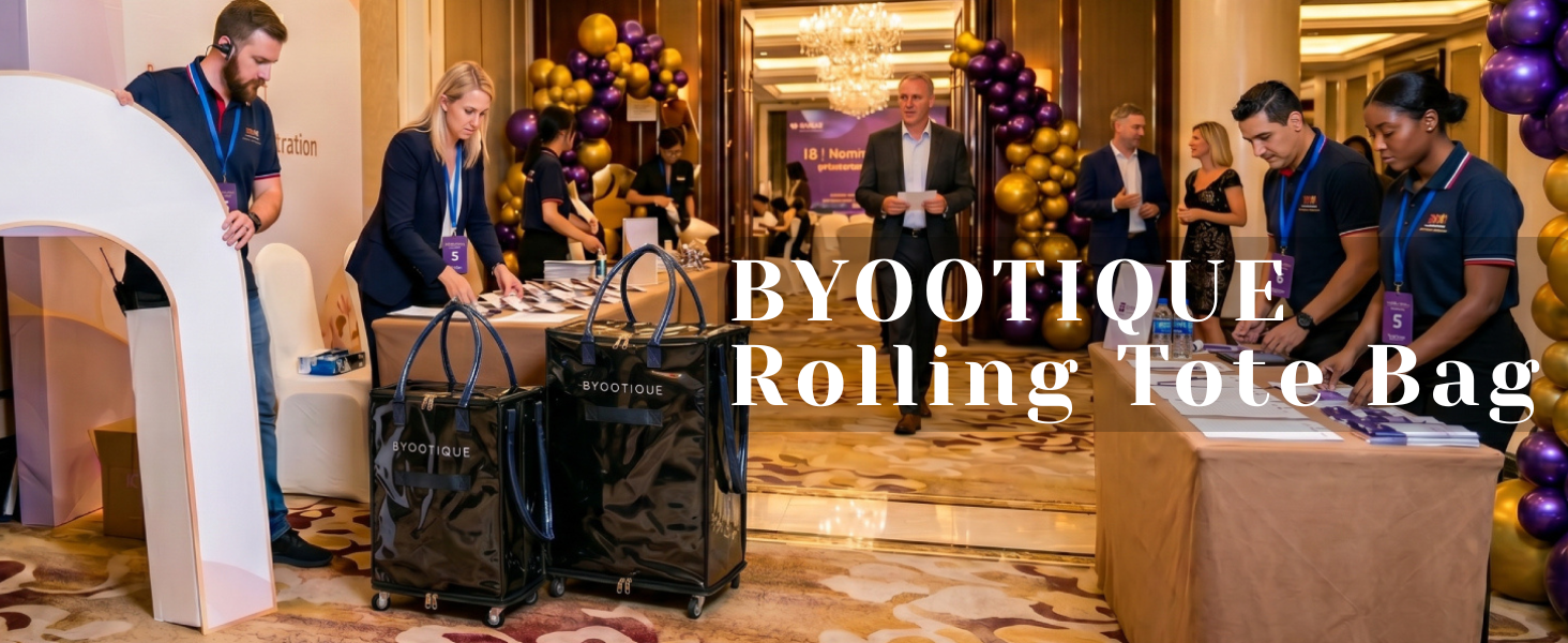 Essential Tote Bag with Wheels for Event
