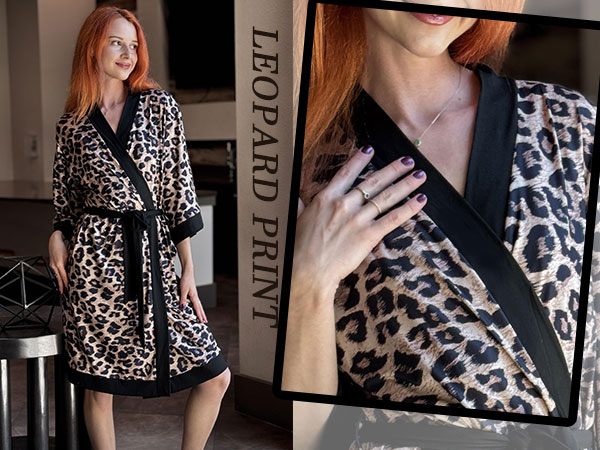 Womens Kimono Bathrobe