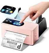 Phomemo 4x6 Shipping Label Printer with Touch Screen, Bluetooth Thermal Printer for Small Busines...