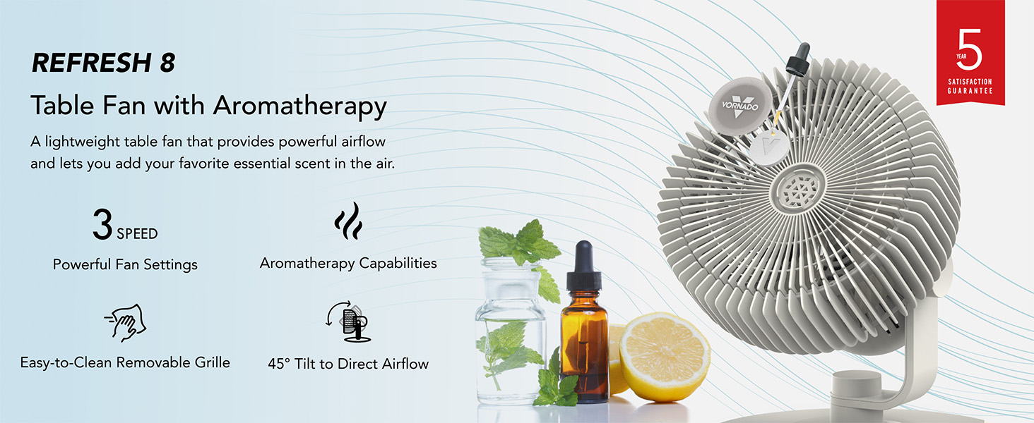 Refresh 8 Aromatherpay Table Fan