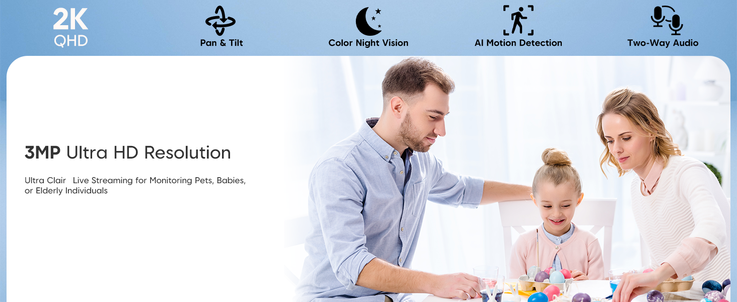 3MP Ultra HD Resolution