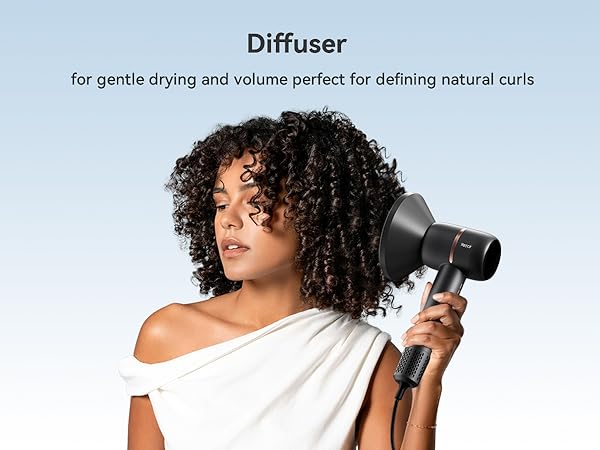 hair dryer with diffuser for curly hair