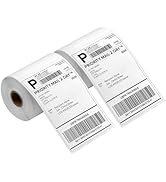LuckyGuard 4" x 6" Direct Thermal Labels 500 Thermal Printer Paper 2 Rolls Shipping Labels