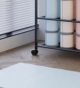 Lutown-Teen Yoga Mat Storage Rack with Wheels, Yoga Mat Rack for Fitness Class, Home, Gym, Workou...