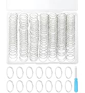 FIVEIZERO 100PCS Split Key Rings,1.18