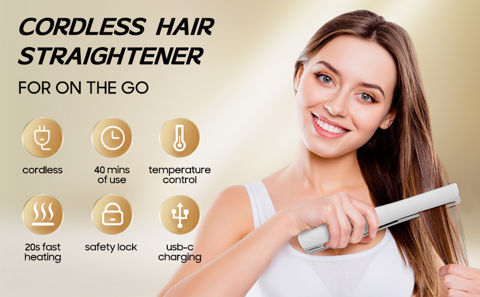 cordless hair straightener