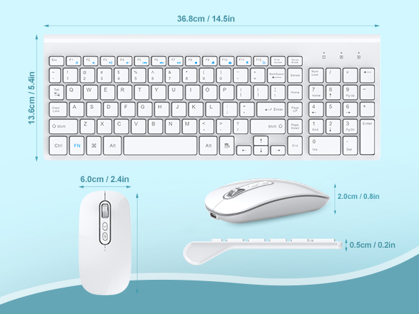 wireless keyboard mouse combo