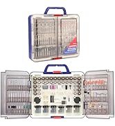 WORKPRO 476PCS Rotary Tool Accessories Kit, Rotary Tool Bits for Easy Cutting, Sanding, Grinding,...