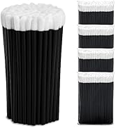 Lip Applicators Disposable 400pcs - Black Disposable Makeup Applicators - Lip Brush for Lipstick,...