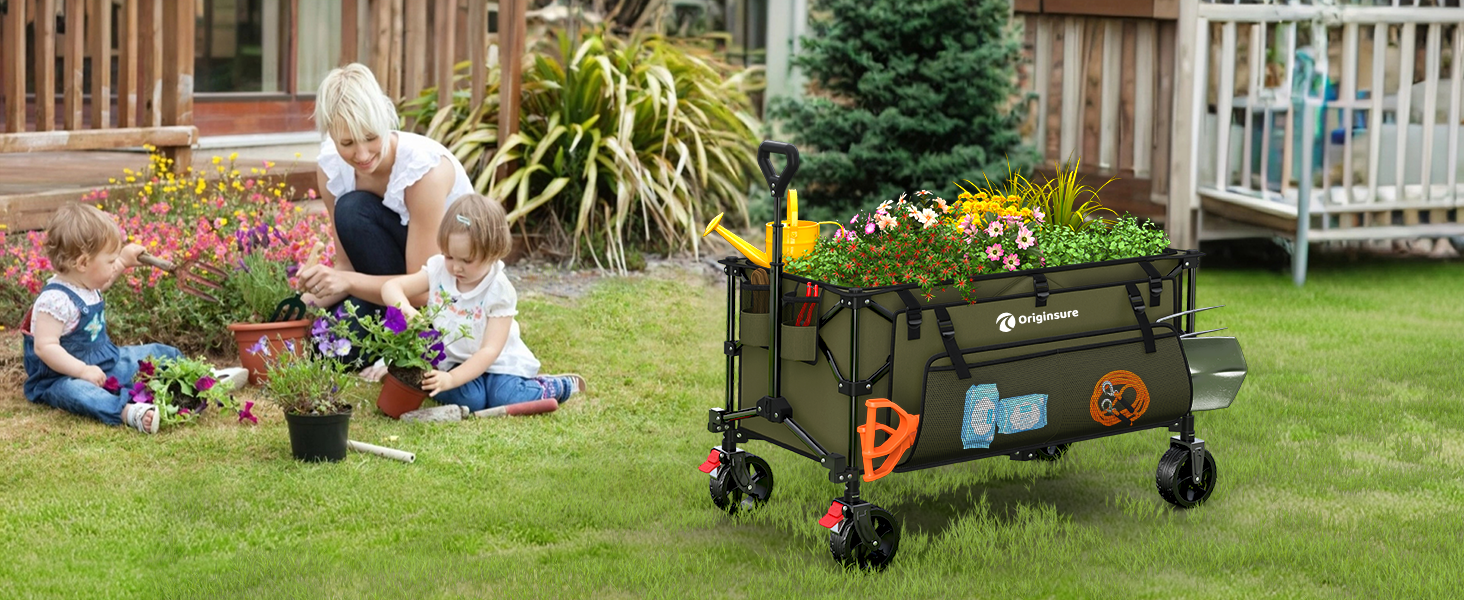 Easier for me to get my supplies from my car to my garden