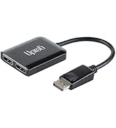 UPTab DisplayPort to Dual DisplayPort 8K Adapter Multi Monitor Splitter, Converter Multi-Stream T...