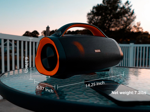DOSS bluetooth speakers portable wireless