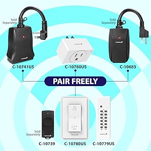 fosmon wireless remote control switch
