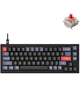 Keychron Q2 Wired Custom Mechanical Keyboard, QMK/VIA Programmable Macro, Full Aluminum, Hot-Swap...