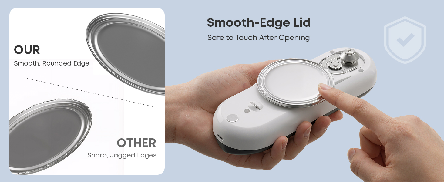 Electric Can Opener, Rechargeable Can Opener for Kitchen for Seniors with Arthritis