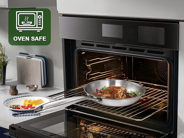 stainless steel saute pan