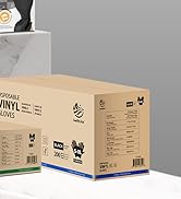 SWIFTLITE Disposable Vinyl Gloves, 200-Count Food Safe Gloves, Latex-Free Powder-Free Black Plast...