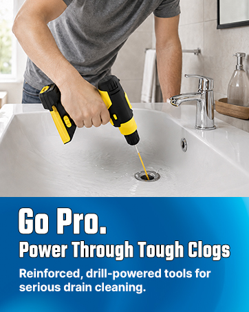 Go Pro. Power Through Tough Clogs