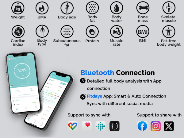 Smart Scale with BMI Body Fat