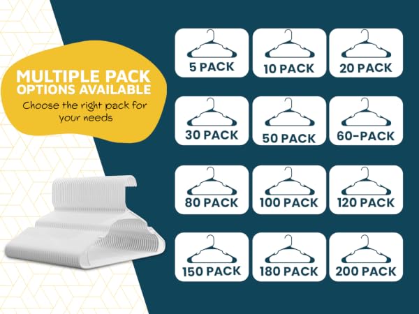 MULTIPLE PACK OPTIONS AVAILABLE