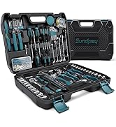 Sundpey Home Tool Kit 281-PCs - Protable Complete Basic Repair General Hand Tool Sets for Men Wom...
