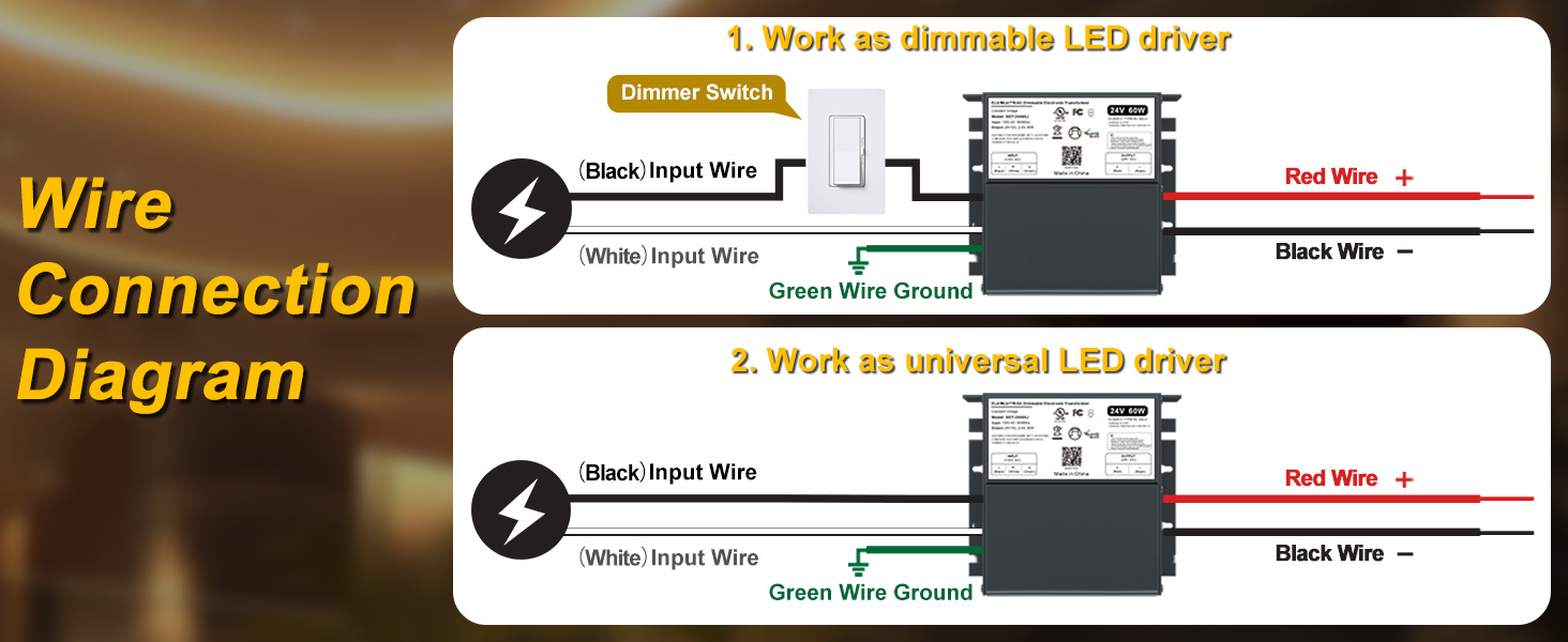 Dimmable LED Driver for Lutron &amp;amp;amp;amp; Leviton Dimmer
