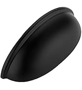 Ravinte 10 Pack 3" Drawer Pulls Flat Black Cabinet Cup Pulls Kitchen Hardware Cabinet Handles Dra...