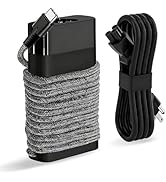 QFA New Slim 65W USB C Laptop Charger Compatible with HP Spectre x360,Envy,Chromebook,x360,Eliteb...