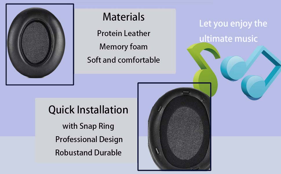sony wh-xb910n replacement ear pads replacement ear pad cushions for sony wh-xb910n whxb910n 
