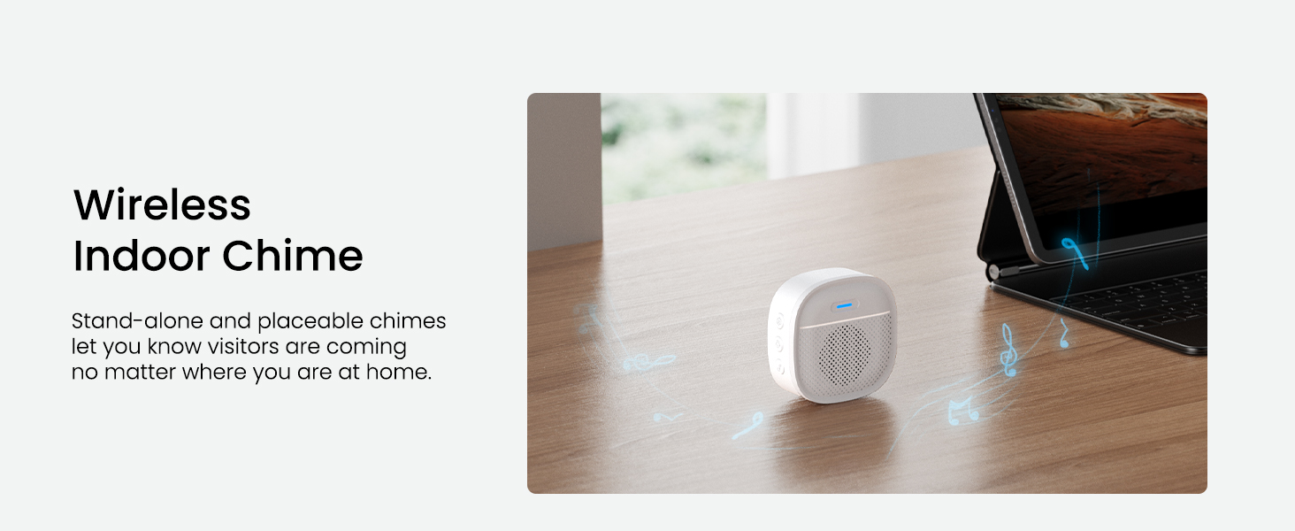Never miss a visitor with loud, clear alerts exactly where you need them.