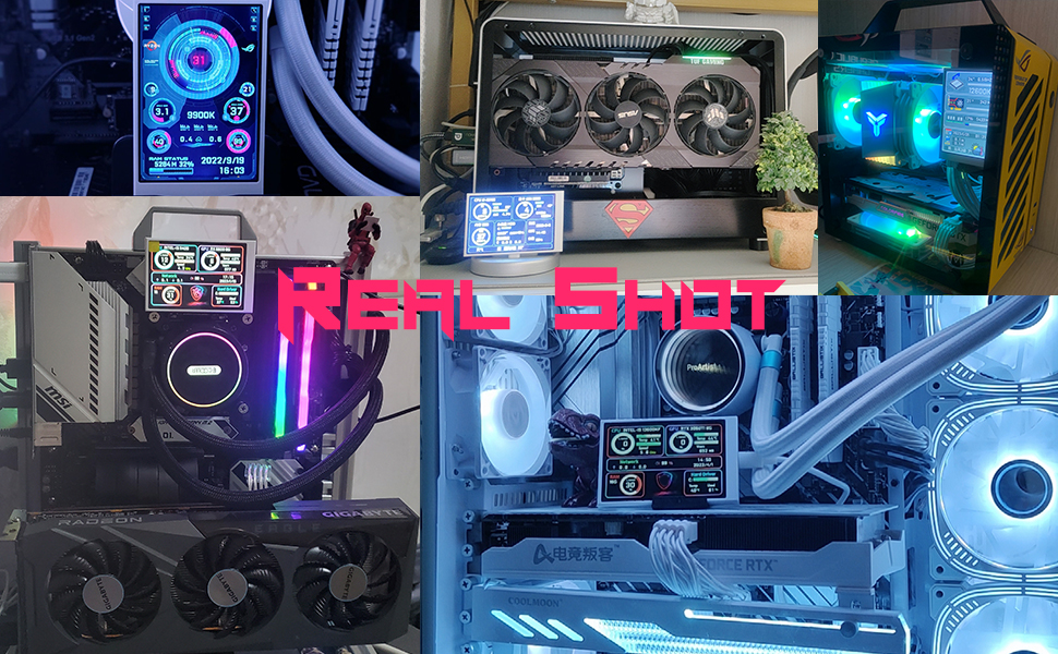 3.5 white computer temperature monitor