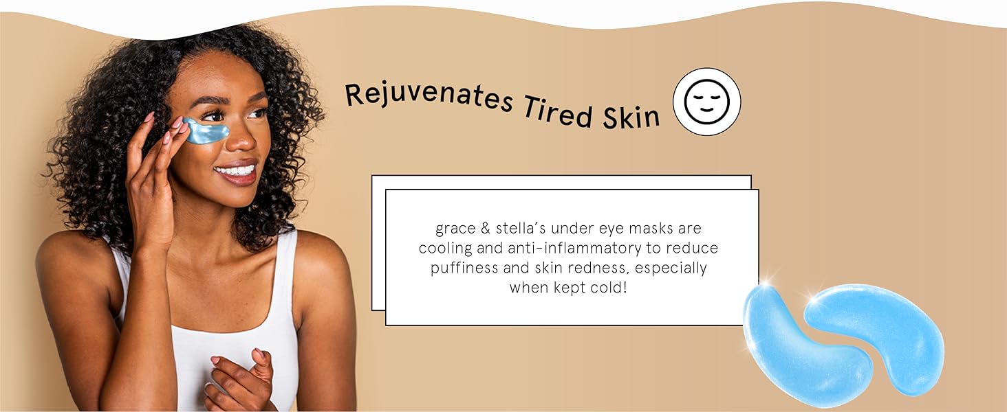 Best eye patches for puffy eyes. Rejuvenate tired skin and dark circles with a cooling effect