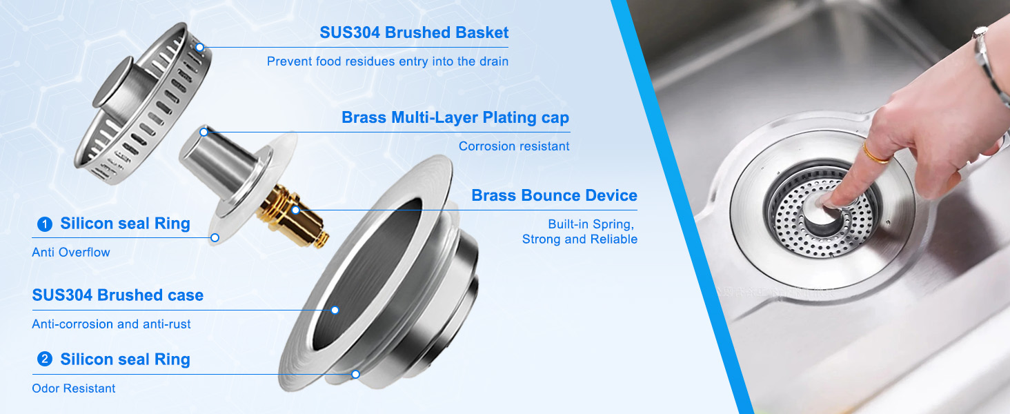 Kitchen Sink Drain Strainer