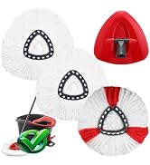 3 Pack Mop Refill Replace Heads Compatible with O-Cedar Easywring Spin Mop Head Replacement Refil...