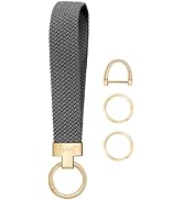 Fishent Stretchy Keychain, Woven Keychain Wristlet for Keys