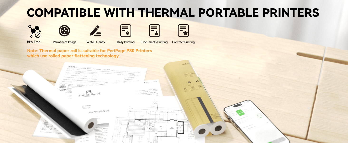 compatible with thermal printer