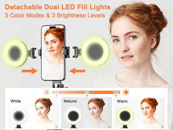 tripod for iphone with light