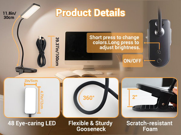 clip on light clip on lamp clip on desk lamp with clamp light clip light clip lamp clamp lamp