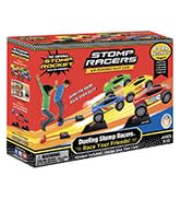 Stomp Racers Air Powered Race Cars by Stomp Rocket, 4 Car Mega Pack - Dueling Stomp Racers Toy Ca...