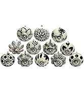 SPN-FOR1 Set of 12 Ceramic Drawer Knobs Tomato &amp; Melon Knobs Cupboard Glass Door Knobs Dresse...