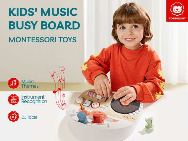  MUSIC BUSY BOARD MONTESSORI TOYS