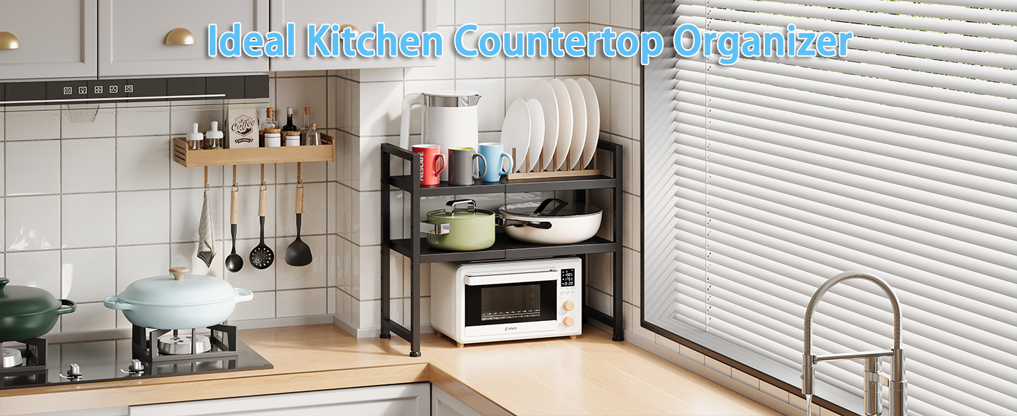 kitchen countertop shelf