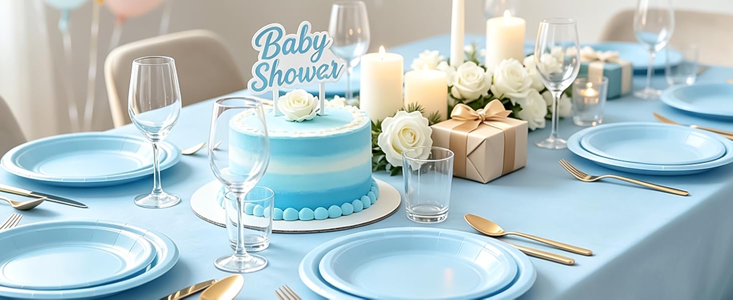 Paper plates for baby showers